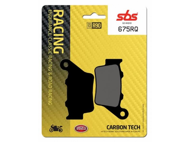 Гальмівні колодки SBS Racing Brake Pads, Carbon Tech 675RQ